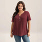 Women's Casual Plus Size Short Sleeve T-Shirt