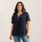 Women's Casual Plus Size Short Sleeve T-Shirt