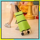🛍️ Shop Online & Save ✨🛢️2-in-1 Foldable Shopping Cart – Portable Rolling Grocery Trolley