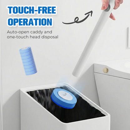 ⏳LAST DAY SALE ONLY ￡14.99!🏆SOPAMI™ Hygiene+ Disposable Toilet Brush System – 32 Refill Heads + Ergonomic Holder 🔄 | No-Touch, Under-Rim & Corner Cleaner | Leak-Proof, Odour-Free & RV-Friendly 🚽🇬🇧
