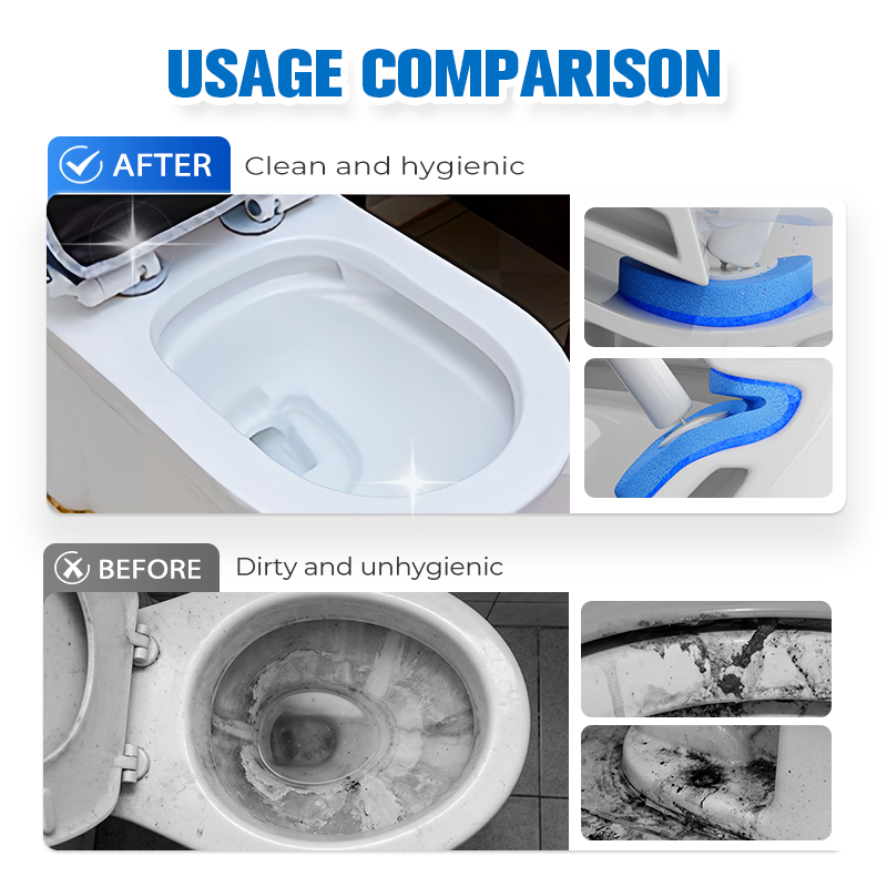 ⏳LAST DAY SALE ONLY ￡14.99!🏆SOPAMI™ Hygiene+ Disposable Toilet Brush System – 32 Refill Heads + Ergonomic Holder 🔄 | No-Touch, Under-Rim & Corner Cleaner | Leak-Proof, Odour-Free & RV-Friendly 🚽🇬🇧