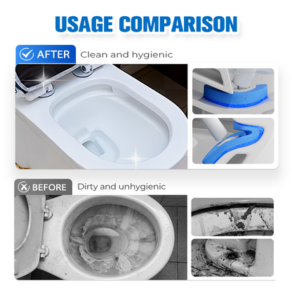 ⏳LAST DAY SALE ONLY ￡14.99!🏆SOPAMI™ Hygiene+ Disposable Toilet Brush System – 32 Refill Heads + Ergonomic Holder 🔄 | No-Touch, Under-Rim & Corner Cleaner | Leak-Proof, Odour-Free & RV-Friendly 🚽🇬🇧