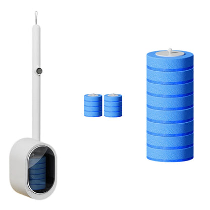 ⏳LAST DAY SALE ONLY ￡14.99!🏆SOPAMI™ Hygiene+ Disposable Toilet Brush System – 32 Refill Heads + Ergonomic Holder 🔄 | No-Touch, Under-Rim & Corner Cleaner | Leak-Proof, Odour-Free & RV-Friendly 🚽🇬🇧