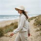 🔥LAST DAY SALE: ONLY ￡6.99!!🎁✨Women’s UPF 50+ Elegant Foldable Sun Hat – Wide-Brim Cotton Bucket Hat with Neck Flap & Adjustable Strap 🌞🇬🇧 | Packable, Breathable & Beach-Ready