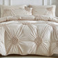 📢📢40% OFF !! ⏰Elegant Pinch Pleat Duvet Cover Set