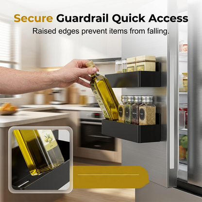 📢📢40% OFF !! ⏰Magnetic Refrigerator Storage Rack for Kitchen Organization