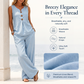 💸 Save More Today - Extra Discount⚡Women’s Sleeveless Button-Up Top & Loose Pants Two-Piece Set