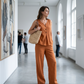 💸 Save More Today - Extra Discount⚡Women’s Sleeveless Button-Up Top & Loose Pants Two-Piece Set