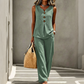 💸 Save More Today - Extra Discount⚡Women’s Sleeveless Button-Up Top & Loose Pants Two-Piece Set