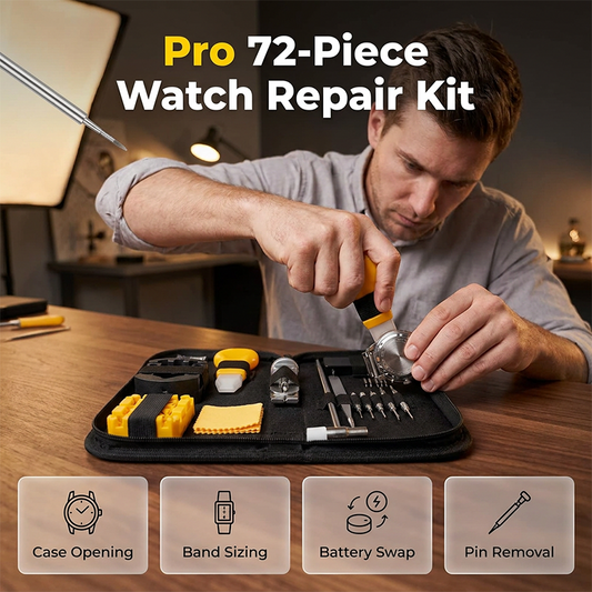 72-Piece Watch Repair Kit