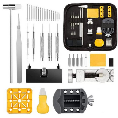 ⏰ Hurry - Limited Time ⚡72-Piece Watch Repair Tool Kit with Precision Tools & Case