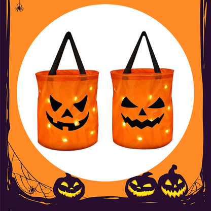 🎁2026 New Arrivals 50% OFF💥Halloween Glowing Pumpkin Bag – LED Lights & Spacious Interior 🍬