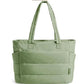 💜Hot Sale 50% OFF 👜Women's Waterproof Bubble Bag 20L Fluffy Tote Bag Quilted Laptop Shoulder Handbag
