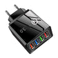 ⏳LAST DAY SALE 50% OFF !!📢4-Port USB Wall Charger – 12W Multi-Device Travel Charging Adapter