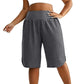 🔥 Prices You’ll Love 💰 🌸 Women’s Wide-Leg Knee-Length Shorts for Summer Comfort