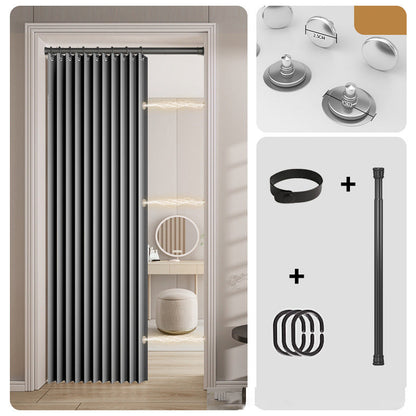 ⏰LIMITED TIME 50% OFF! ⭐No-Drill Magnetic Accordion Door Curtain