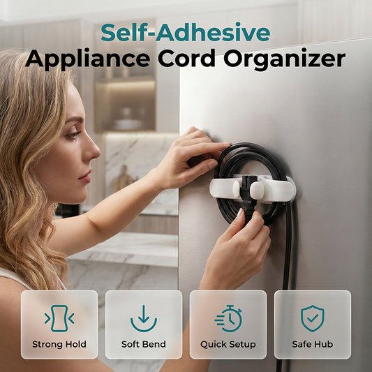 🔥 BUY 3 GET 2 FREE⏰Self-Adhesive Silicone Appliance Cord Organizer