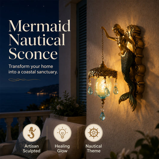 🚀 Hurry! Only £24.99 🔥Vintage Mermaid Wall Sconce