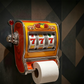 🚀 Hurry! Limited Deal 🔥Novelty Slot Machine Toilet Roll Holder