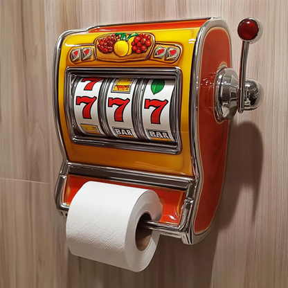 🚀 Hurry! Limited Deal 🔥Novelty Slot Machine Toilet Roll Holder