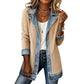 🌸LAST DAY SPECIAL PRICE!!🌸Women’s Elegant Denim Spliced Ribbed Knit Coat