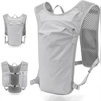 Reflective Hydration Vest Pack Breathable Sports Backpack for Cycling Running
