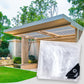 🍂 Autumn Essential 🌧️ Heavy-Duty Clear PVC Tarp – Waterproof Outdoor Cover for Rain & Garden Protection