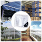 🍂 Autumn Essential 🌧️ Heavy-Duty Clear PVC Tarp – Waterproof Outdoor Cover for Rain & Garden Protection