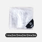 🍂 Autumn Essential 🌧️ Heavy-Duty Clear PVC Tarp – Waterproof Outdoor Cover for Rain & Garden Protection