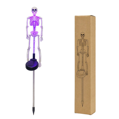 🎊 Special Blowout 🔥Solar Skeleton Ground Stake Lights Outdoor Waterproof Halloween Decor Lights