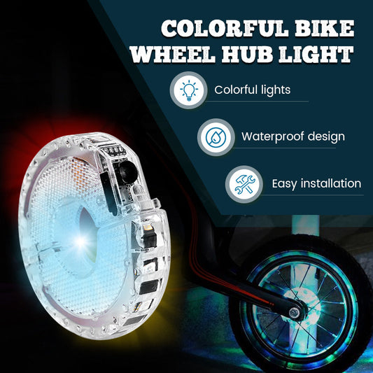 🎉 Final Chance Extra 30% OFF 💰Colorful Bike Wheel Hub Light