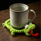 ⭐ Today Only £7.99 🛒Stress-Relief Crocheted Animal Coaster