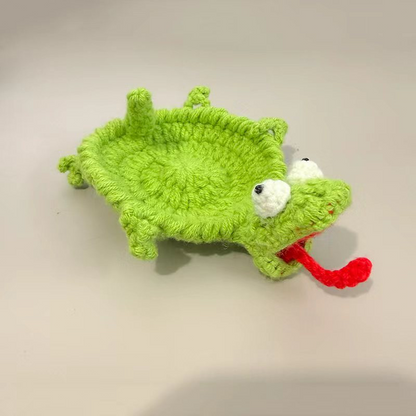 ⭐ Today Only £7.99 🛒Stress-Relief Crocheted Animal Coaster