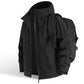 Fall New Arrivals-Outdoor Waterproof Sports Hooded Jacket– Windproof Breathable Sports Raincoat with Multi-Pockets, Durable & Abrasion-Resistant