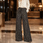 ✨Web Exclusive 70% OFF👖Women’s Sequin Wide-Leg Trousers – Sparkly High-Waist Party Pants for Christmas & Evening Wear