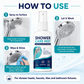⏳🏆BUY 2 GET 1 FREE - 3PCS🚿✨Fast-Acting Shower Limescale Remover Spray – Dissolves stubborn mineral deposits & hard water stains. Restores water flow & shine – just spray & wipe! 🧼💪