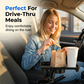 💰 Instant Discount ⏳Car Cup Holder Expander with Tray