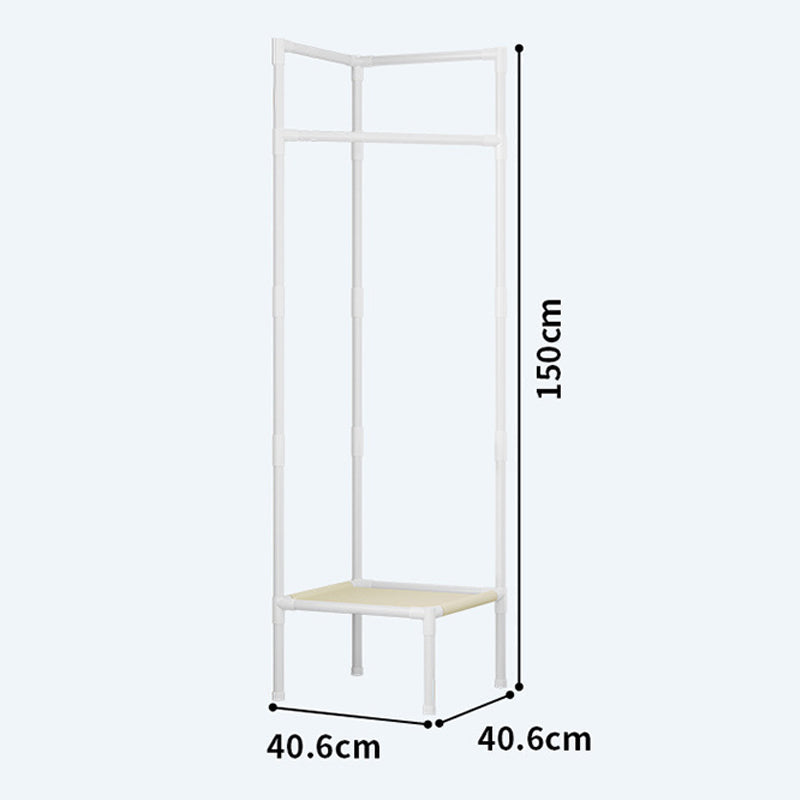🛍️ Limited-Time Drop ⚡🛏️Space-Saving Garment Rack – Slim Folding Clothes Organizer with Storage Shelf