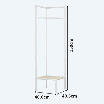 🛍️ Limited-Time Drop ⚡🛏️Space-Saving Garment Rack – Slim Folding Clothes Organizer with Storage Shelf