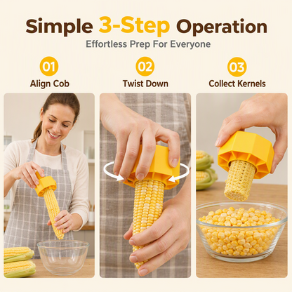 🎁 Perfect Picks - Buy 2 Get 4 Free|6 pcs✨Portable Manual Corn Stripper Tool for Kitchen and Outdoors