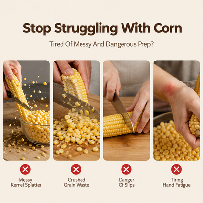 🎁 Perfect Picks - Buy 2 Get 4 Free|6 pcs✨Portable Manual Corn Stripper Tool for Kitchen and Outdoors