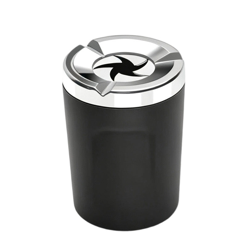 🌀 Rotating Lid Car Ashtray  🖤 Stylish Car Interior Ashtray
