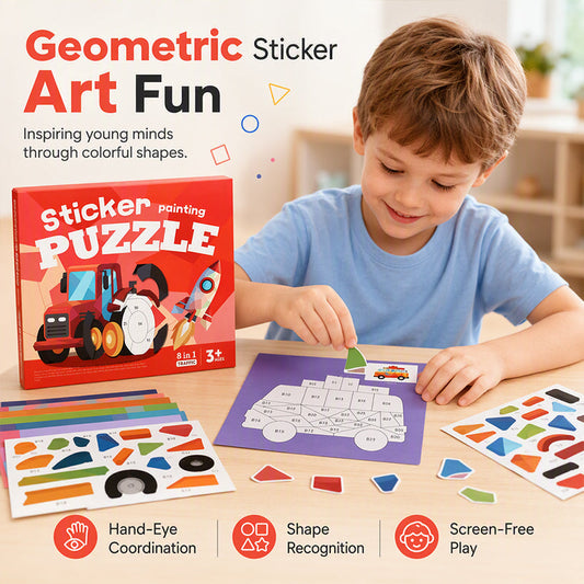 🎉This Week's Special Sales - 60% OFF✨Kids Geometric Sticker Activity Book