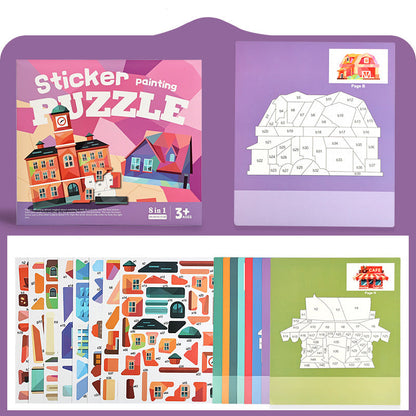 🎉This Week's Special Sales - 60% OFF✨Kids Geometric Sticker Activity Book