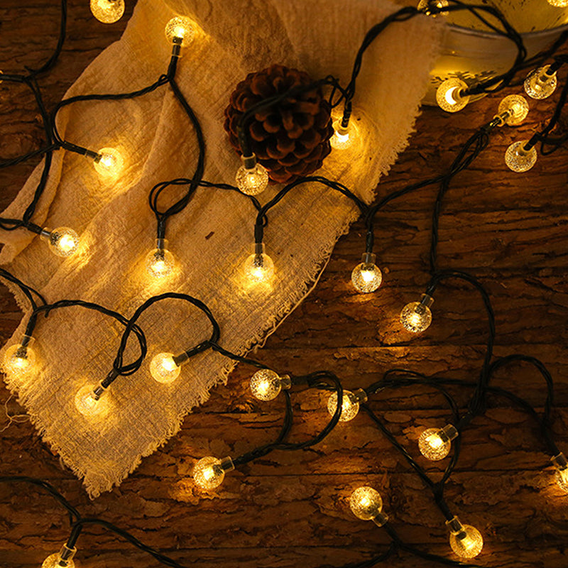 🎁New Arrivals 50% OFF💥Waterproof Bubble Solar String Lights for Patio