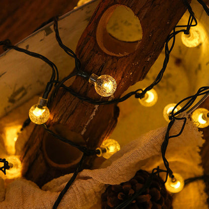 🎁New Arrivals 50% OFF💥Waterproof Bubble Solar String Lights for Patio