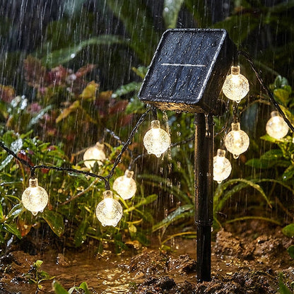 🎁New Arrivals 50% OFF💥Waterproof Bubble Solar String Lights for Patio