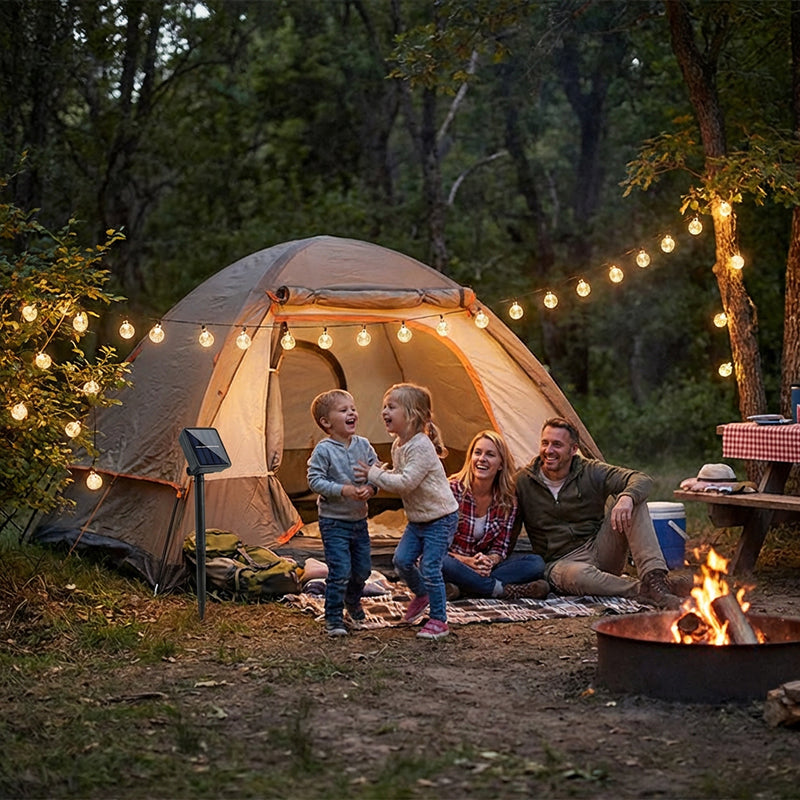 🎁New Arrivals 50% OFF💥Waterproof Bubble Solar String Lights for Patio