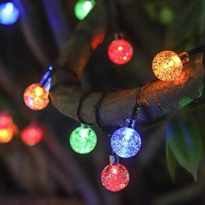 🎁New Arrivals 50% OFF💥Waterproof Bubble Solar String Lights for Patio