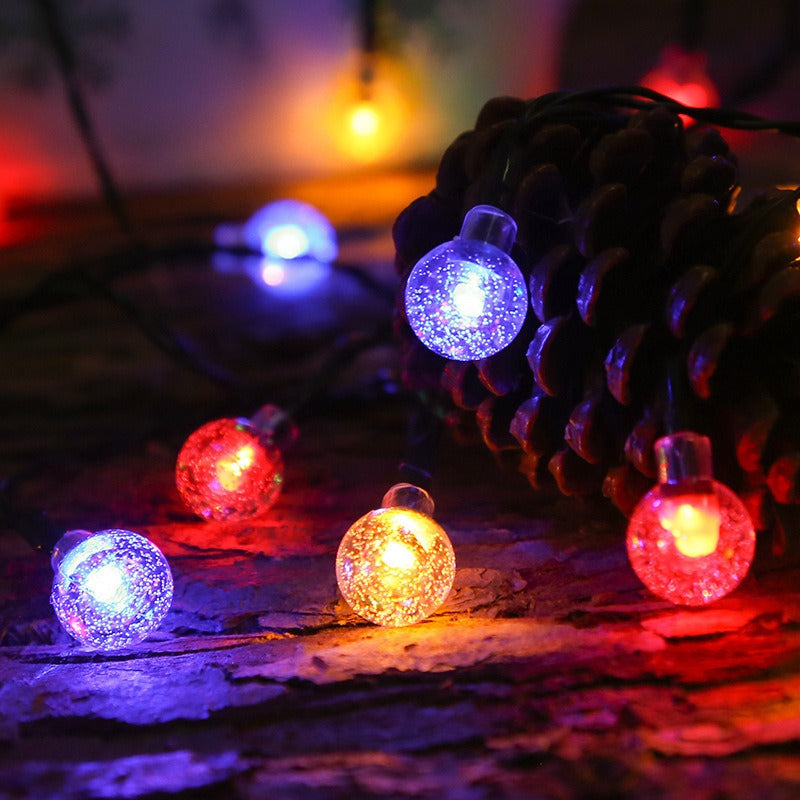 🎁New Arrivals 50% OFF💥Waterproof Bubble Solar String Lights for Patio